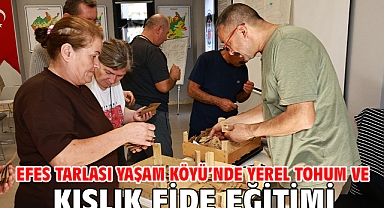 Efes Tarlası Yaşam Köyü’nde Yerel Tohum Ve Kışlık Fide Eğitimi
