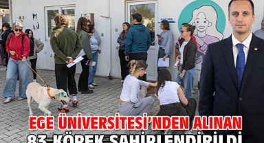 Ege Üniversitesi’nden alınan 83 köpek sahiplendirildi