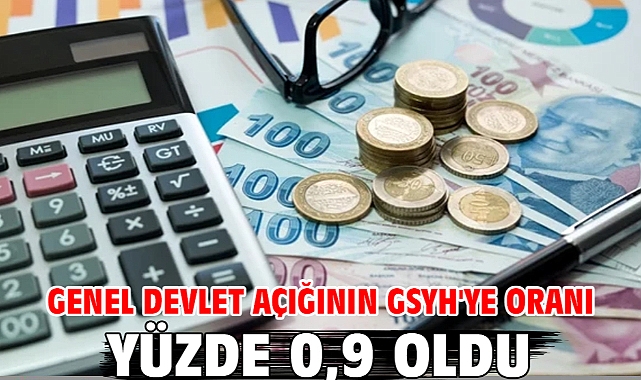 Genel devlet açığının GSYH'ye oranı yüzde 0,9 oldu