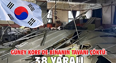 Güney Kore'de binanın tavanı çöktü: 38 yaralı