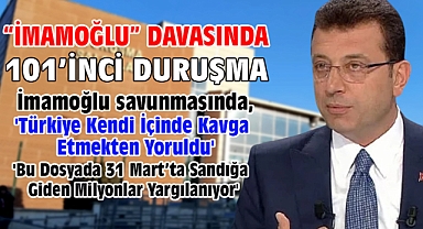 İBB'ye yönelik 'Yolsuzluk' davasında İmamoğlu hakim karşısında