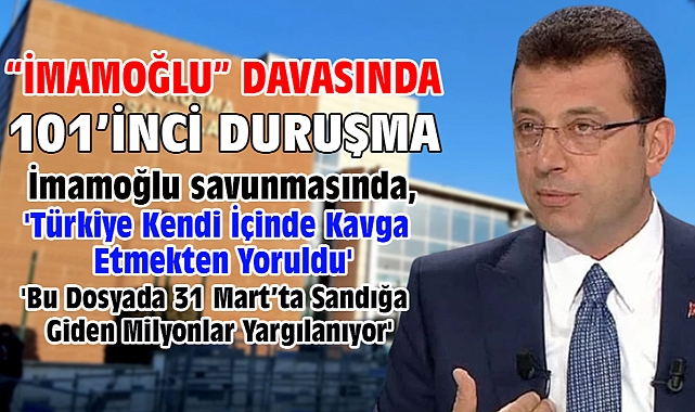 İBB'ye yönelik 'Yolsuzluk' davasında İmamoğlu hakim karşısında