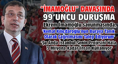 İBB'ye yönelik 'Yolsuzluk' davasında İmamoğlu hakim karşısında