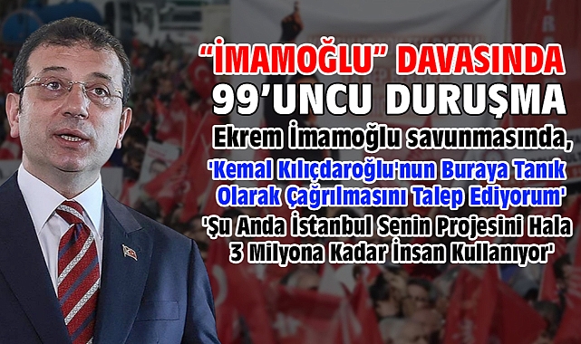 İBB'ye yönelik 'Yolsuzluk' davasında İmamoğlu hakim karşısında