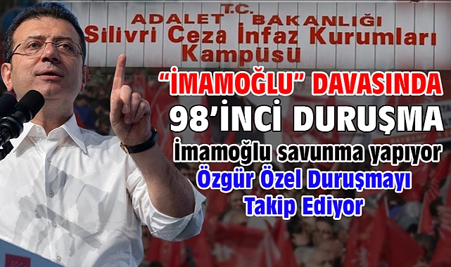 İBB'ye yönelik 'Yolsuzluk' davasında İmamoğlu savunma yapıyor