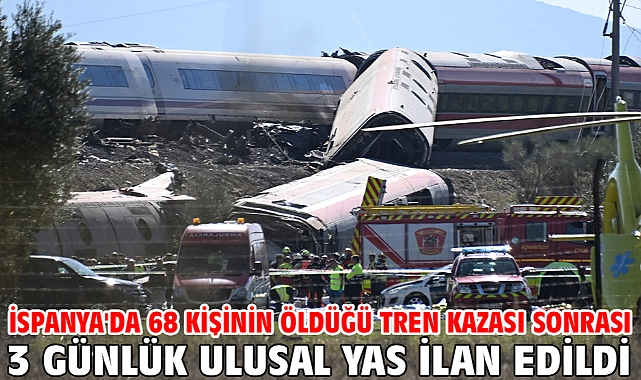 İspanya'da 68 kişinin öldüğü tren kazası sonrası 3 günlük ulusal yas ilan edildi