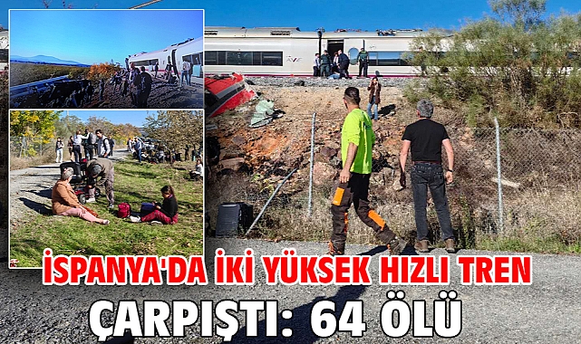 İspanya'da iki yüksek hızlı tren çarpıştı: 64 ölü