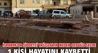 İspanya'da şiddetli yağışların neden olduğu selde 1 kişi hayatını kaybetti