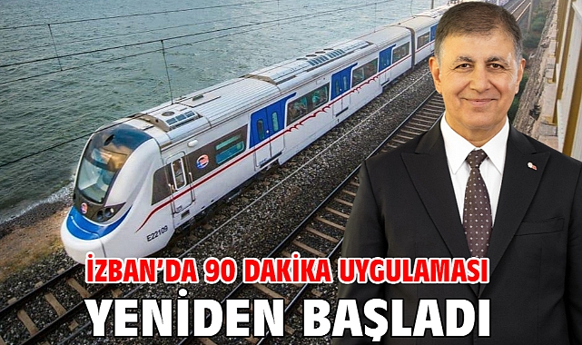 İZBAN'da 90 dakika uygulaması yeniden başladı