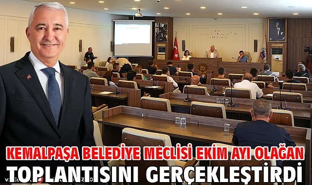Kemalpaşa Belediye Meclisi Ekim Ayı Olağan Toplantısını Gerçekleştirdi