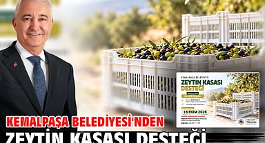 Kemalpaşa Belediyesi'nden Zeytin Kasası Desteği