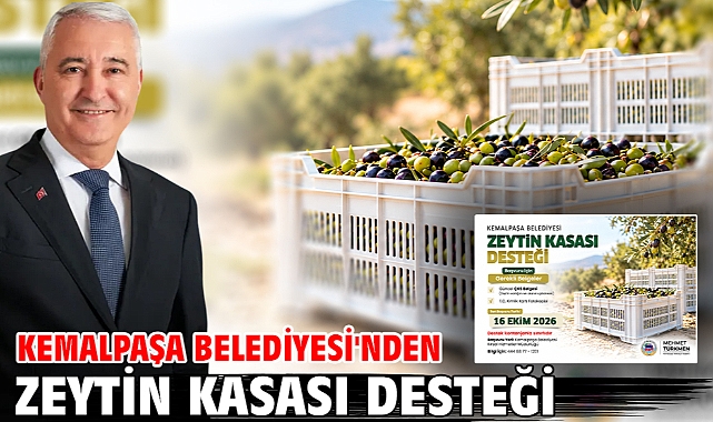 Kemalpaşa Belediyesi'nden Zeytin Kasası Desteği