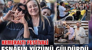 Kemeraltı Festivali esnafın yüzünü güldürdü