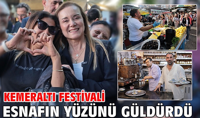 Kemeraltı Festivali esnafın yüzünü güldürdü