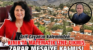 Kınık'ta matematik izne çıkmış, zarar mesaiye kalmış!