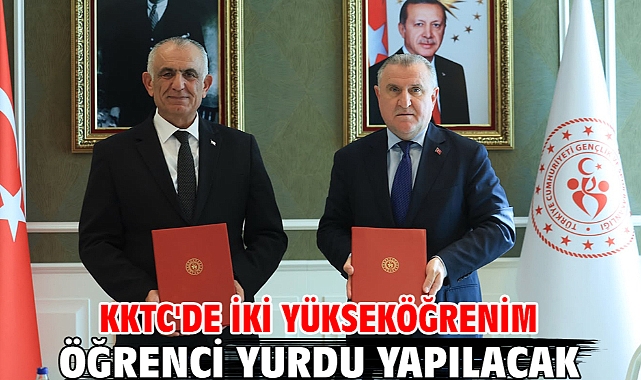 KKTC'de iki yükseköğrenim öğrenci yurdu yapılacak