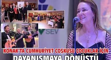 Konak’ta Cumhuriyet coşkusu çocuklar için dayanışmaya dönüştü