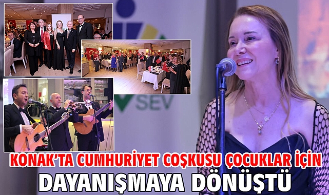 Konak’ta Cumhuriyet coşkusu çocuklar için dayanışmaya dönüştü