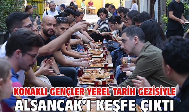 Konaklı gençler Yerel Tarih Gezisiyle Alsancak’ı keşfe çıktı