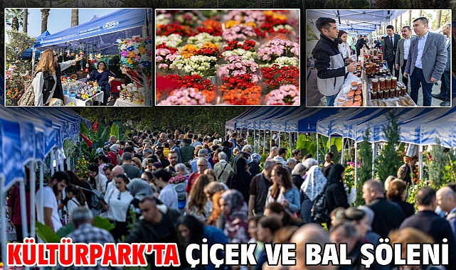 Kültürpark’ta çiçek ve bal şöleni