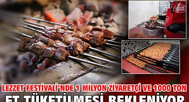 Lezzet Festivali’nde 1 milyon ziyaretçi ve 1000 ton et tüketilmesi bekleniyor
