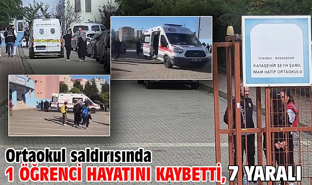 Ortaokulda saldırısında 1 öğrenci hayatını kaybetti, 7 yaralı
