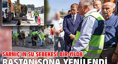 Sarnıç’ın su şebekesi bir yılda baştan sona yenilendi