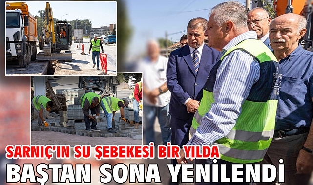 Sarnıç’ın su şebekesi bir yılda baştan sona yenilendi