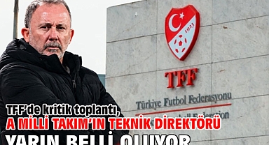 TFF’de kritik toplantı, A Milli Takım’ın teknik direktörü yarın belli oluyor