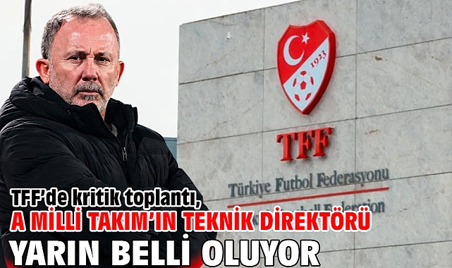 TFF’de kritik toplantı, A Milli Takım’ın teknik direktörü yarın belli oluyor