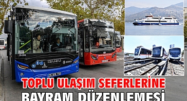 Toplu ulaşım seferlerine bayram düzenlemesi