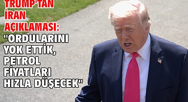 Trump'tan İran açıklaması: