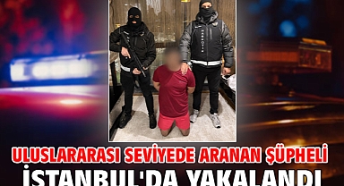 Uluslararası seviyede aranan şüpheli İstanbul'da yakalandı