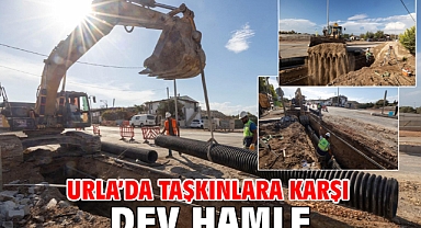 Urla’da taşkınlara karşı dev hamle