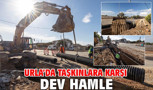 Urla’da taşkınlara karşı dev hamle
