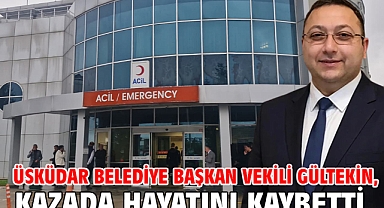 Üsküdar Belediye Başkan Vekili Gültekin, kazada hayatını kaybetti