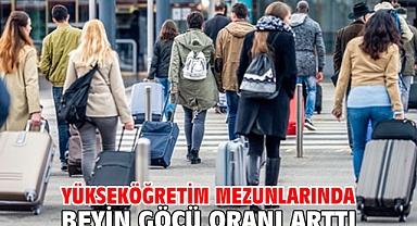Yükseköğretim mezunlarında beyin göçü oranı arttı
