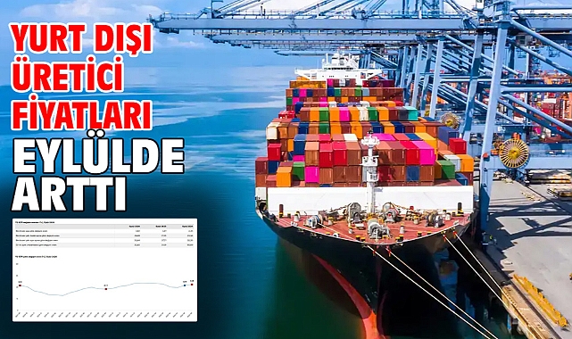 Yurt dışı üretici fiyatları eylülde arttı