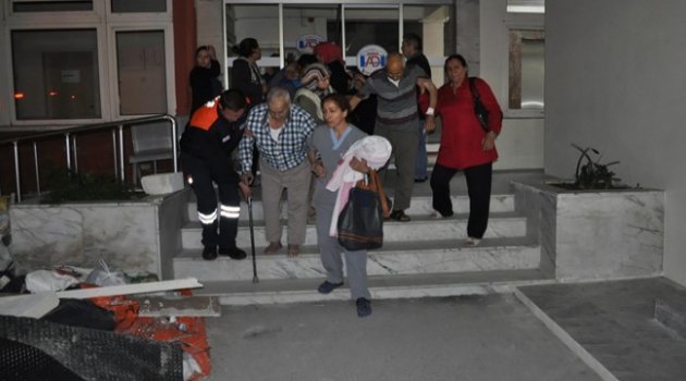 Alsancak Devlet Hastanesi'nde yangın paniği