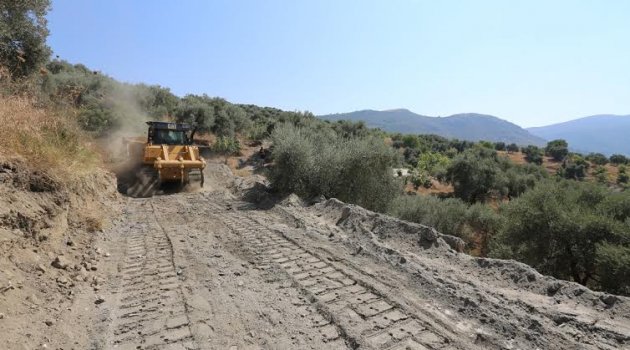 Arazi yolları hızla tamamlanıyor