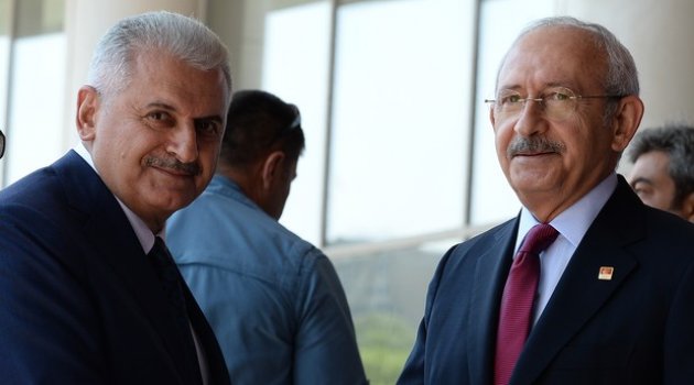 Başbakan Yıldırım CHP Genel Merkezi'nde
