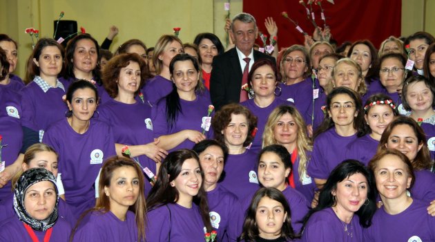 Başkan ile güçlü kadınlar
