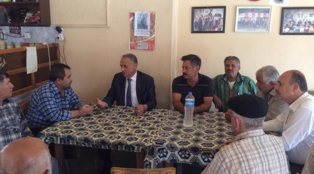Başkan Mahmut Badem, Kaymakçı’da sel mağdurlarını ziyaret etti