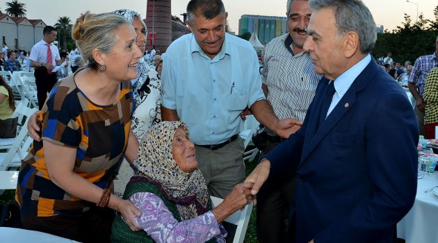 "Başkan oğlumu görmeye geldim"