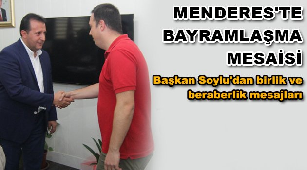 Başkan Soylu Çalışma Arkadaşlarıyla Bayramlaştı