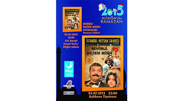 'Benimle delirir misin?' Aliağa'da sahne alacak