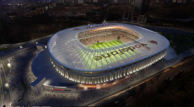 Beşiktaş'ın yeni stadı Vodafone Arena'da kriz