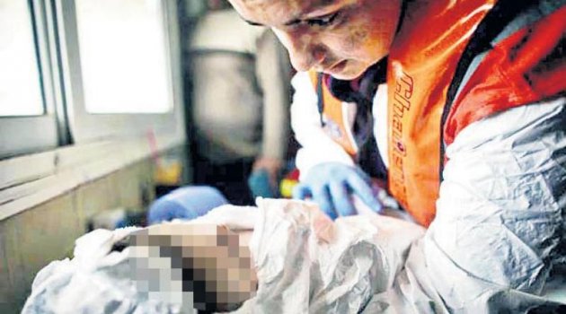 Boğulmaktan kurtuldu soğuğa dayanamadı