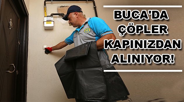 Buca’da Çöpler Poşete