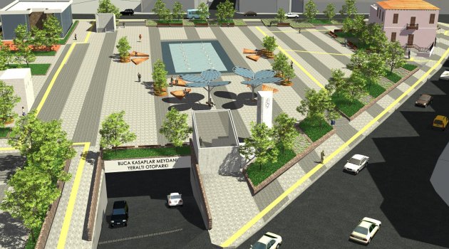Buca, yeni otopark ve meydana kavuşuyor